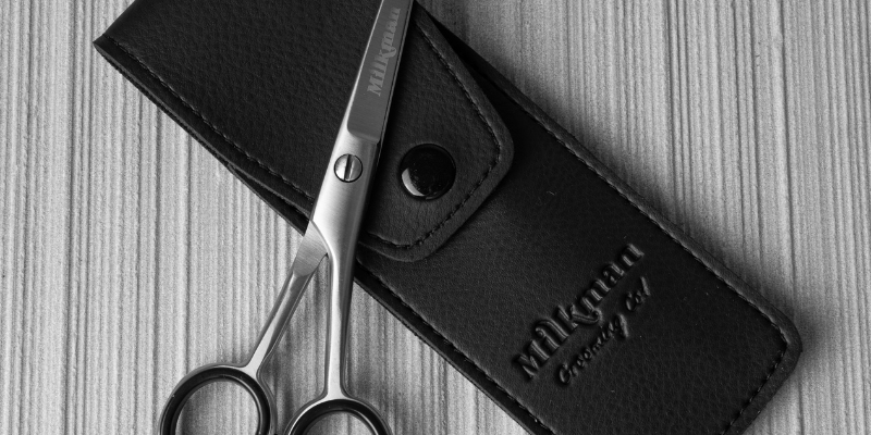 Premium Beard & Moustache Trimming Scissors